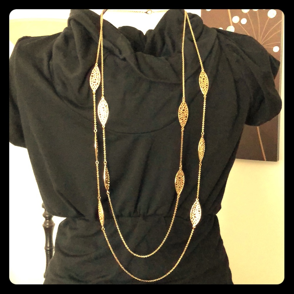 Gold Leaf Necklace